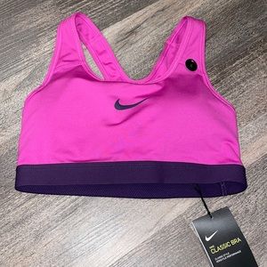SM Nike Dri-Fit Classic Bra Medium Support Fuchsia/Purple